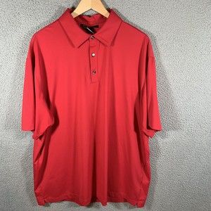 S Nike Shirt Mens XL Fusha Golf Polo Short Sleeve Dri-Fit Tiger Woods